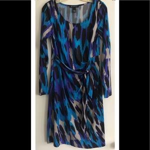 INC faux wrap dress